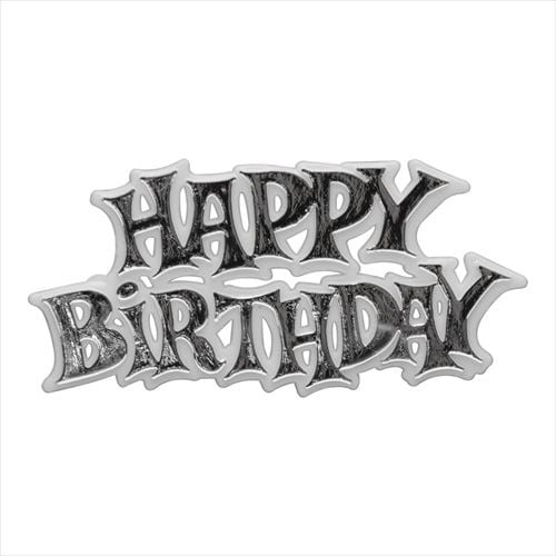 ディスプレイハッピーバースディホワイト(10個入)