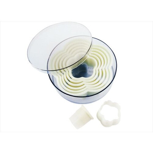 デバイヤー 樹脂製パテ抜 花形ギザ8PCSセット