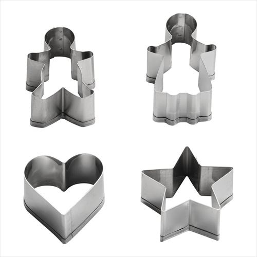 クッキー抜き型セット男の子、女の子セット(4ヶ入)