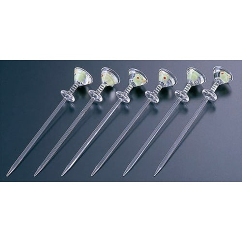 アクリルクラシックマティーニピック6本セット