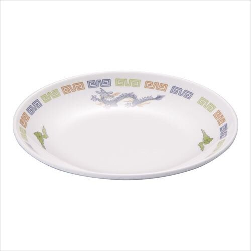 メラミン「雷門竜」M−12−R 平皿(小)