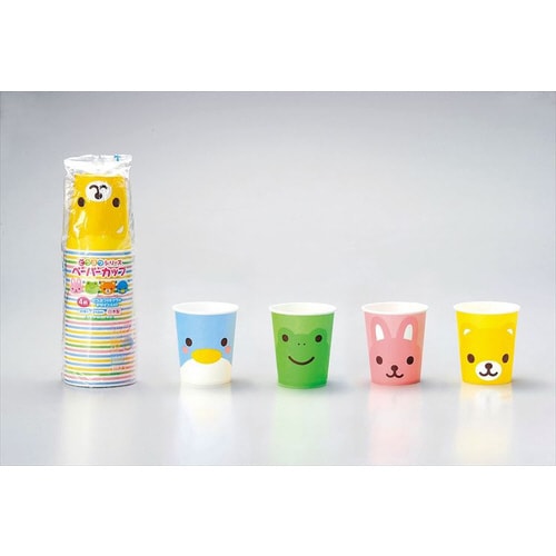 どうぶつペーパーカップ(30個入)4柄アソート