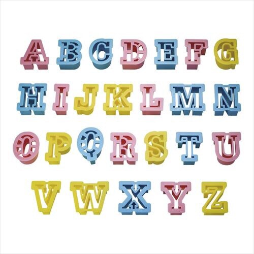 PSクッキー抜型アルファベット1733(26ヶ入)
