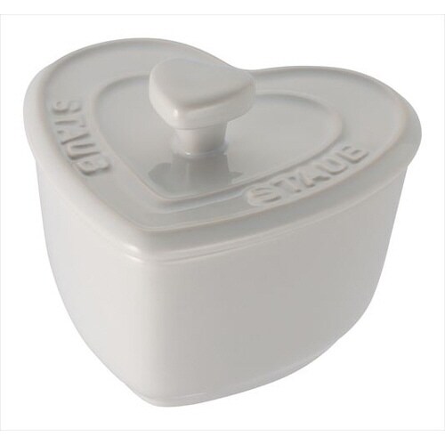 ストウブ EXミニハートココット2ヶ組 ホワイト