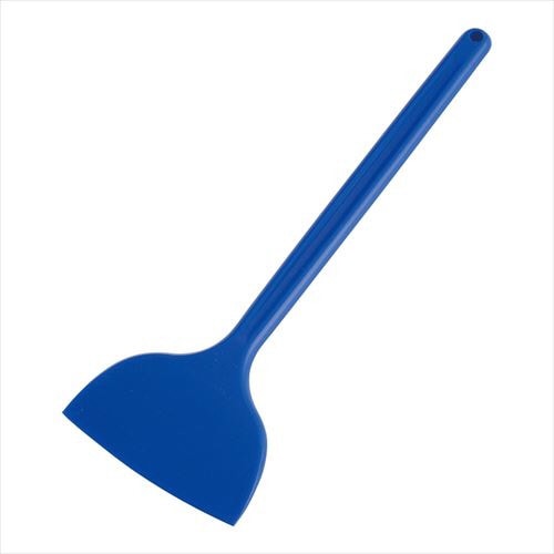 長柄シリコンクリーンヘラ大(大)青