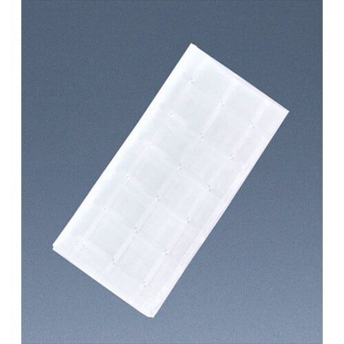 チェックボイルチーフ(10入) ホワイト