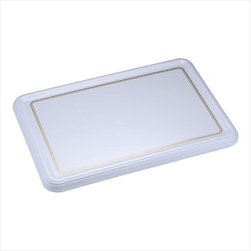 陶器風メラミン製ケーキトレー角型