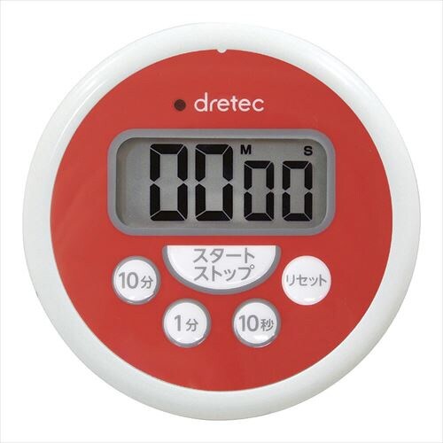 防水タイマー T−533レッド