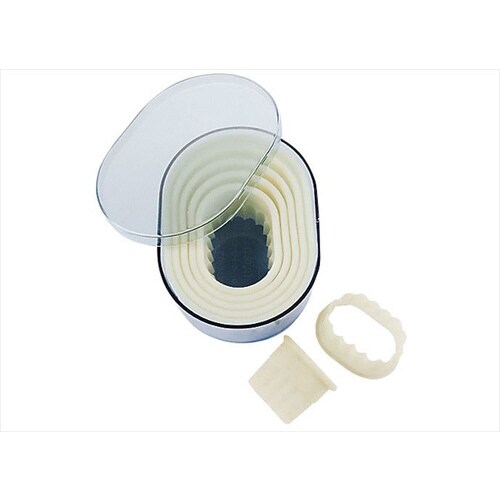 デバイヤー 樹脂製パテ抜 小判ギザ7PCSセット