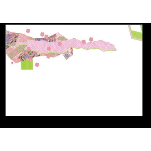 尺3無蛍光紙四季彩まっと花友禅100枚入弥生