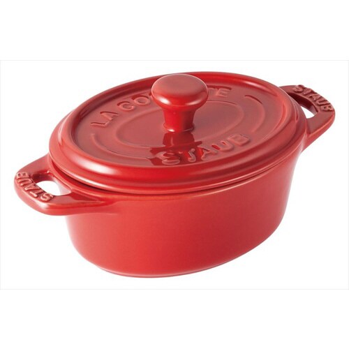 ストウブ セラミックオーバルミニココット チェリー