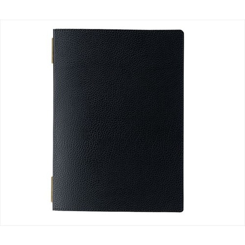 えいむ ソフトレザータッチメニューブック ブラック