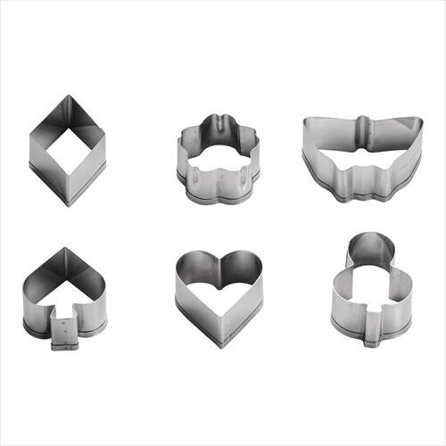 クッキー抜き型セットトランプセット(6ヶ入)