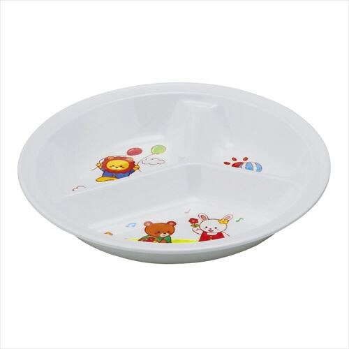 お子様食器 「みんなともだち。」3ッ切ランチ皿