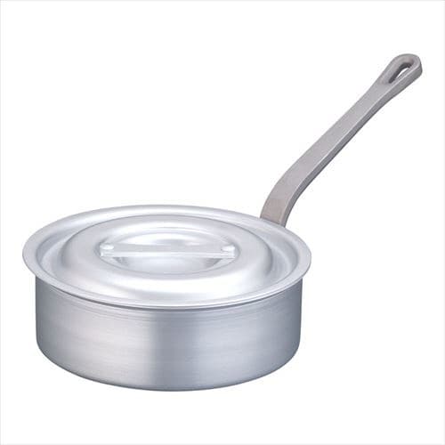 片手浅型鍋アルミニウム(アルマイト加工)18cm