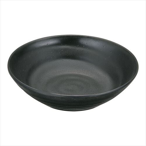 メラミンウェア 黒丸深皿 小 M11−131