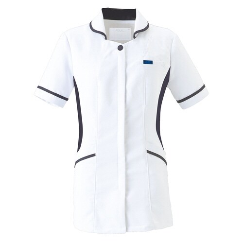 チュニック2017EWホワイトXネイビーL