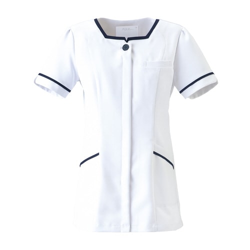 チュニック2016EWホワイトXネイビー4L