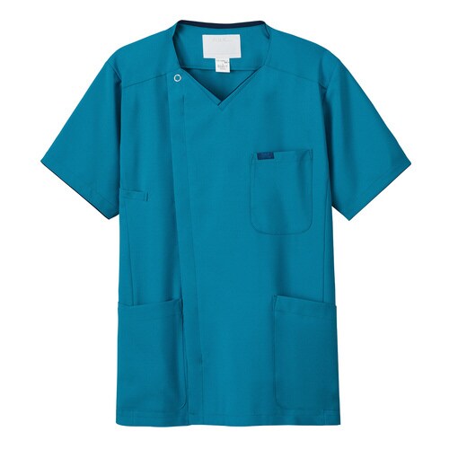 メンズジップスクラブ7028SCターコイズL