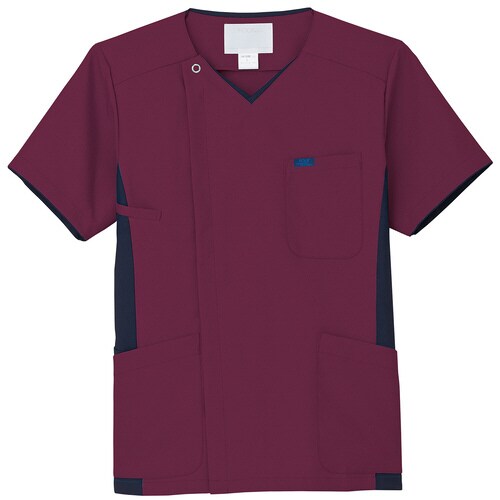 メンズジップスクラブ7025SCバーガンディLL