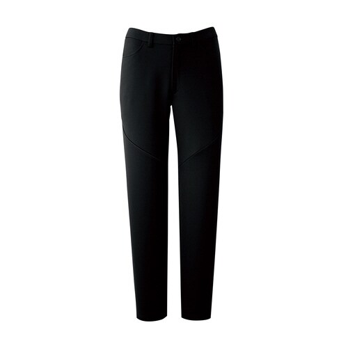 スリムストレートパンツHI301ブラックS