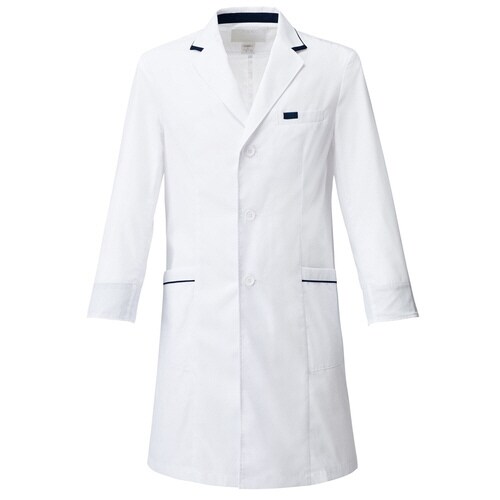 メンズシングルコート1539SPホワイトBL