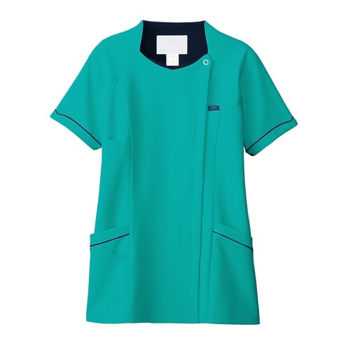 レディスジップスクラブ7064SCエムグリーンEL