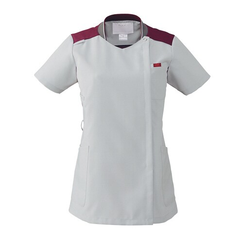 レディスジップスクラブ7043SCG×バーガンLL