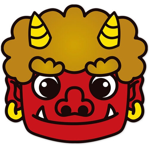節分・鬼面(特大ボード)