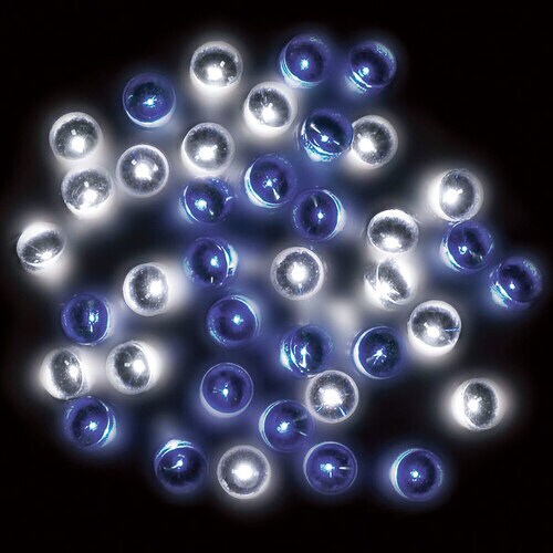 防滴100球LEDライト(ホワイト/ブルー)