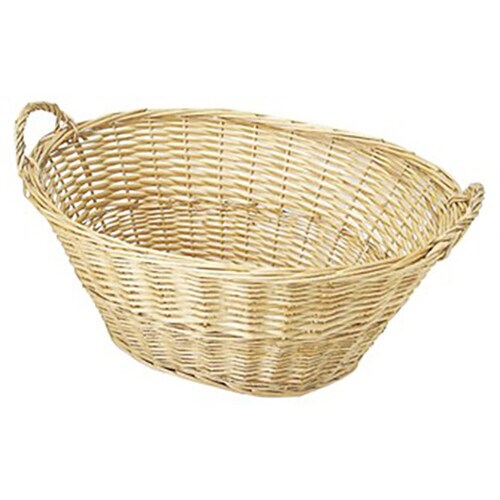 売れ筋籐かご(柳ランドリー小判)