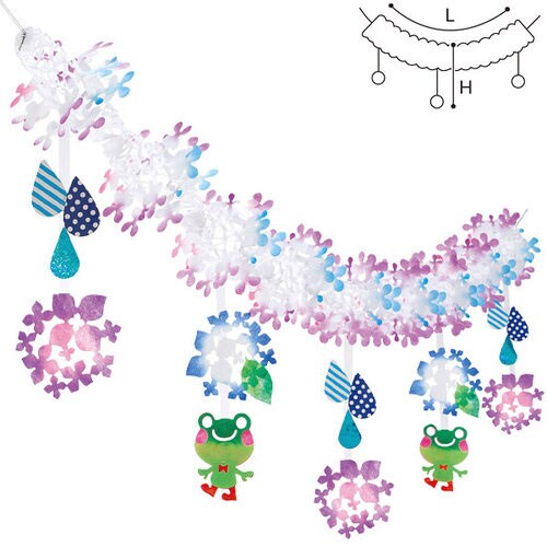 アジサイしずくガーランド