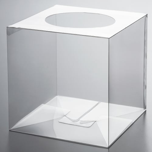 PET製 抽選箱(透明)