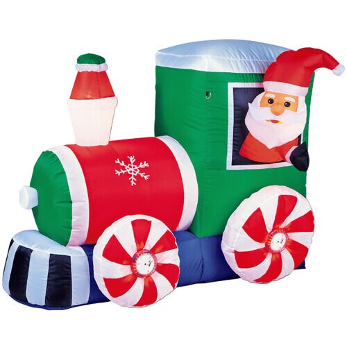 エアブローGO!GO!サンタトレイン高さ112cm