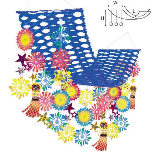 星空花火プリーツハンガー