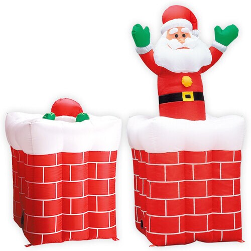 ムービングエアブローエントツサンタ(高さ180cm
