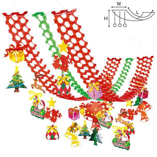 メリークリスマスプリーツハンガー