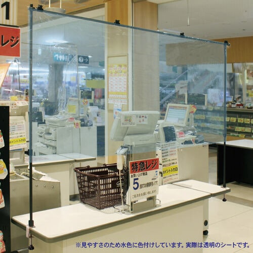 クランプ式飛沫ガードセット