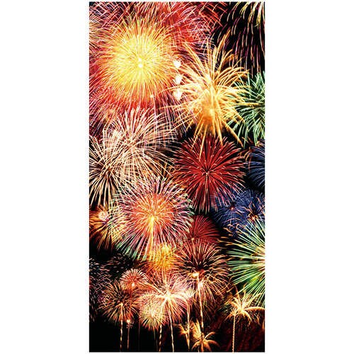 大花火タペストリー(防炎加工)