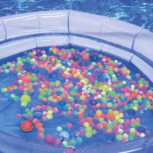 カラフルスーパーボールすくいどり大会(300個)