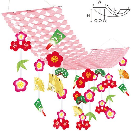 バリューお正月モチーフプリーツハンガー