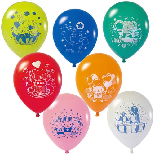 アニマルプリントバルーン (バルブ・糸なし)