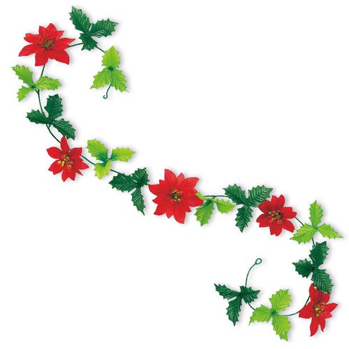 ポインセチアガーランド ×2本