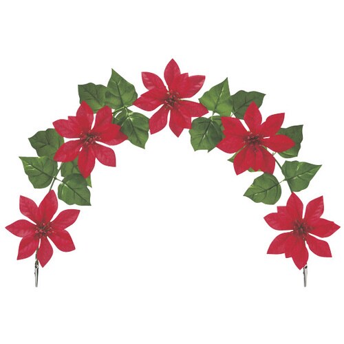 ポインセチアバリューアーチクリップ ×2本