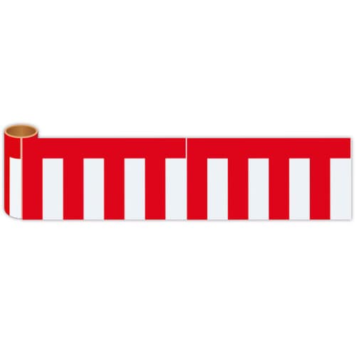 かんたんロール幕 紅白幕