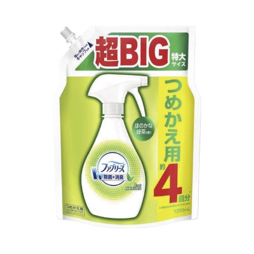 ファブリーズW除菌 緑茶 詰替 1280ml