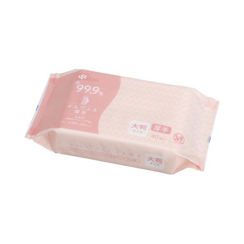NC水99.9 からだふき 大判厚手 40枚