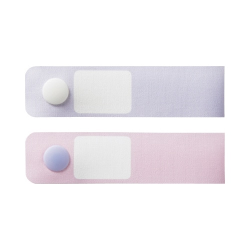 ケーブル用 おなまえスナップタグ ラベンダー