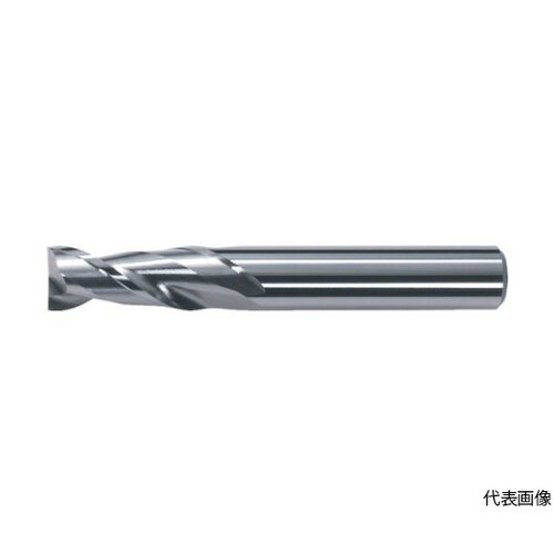 2枚刃超硬エンドミル(ミドル刃長) 6591621