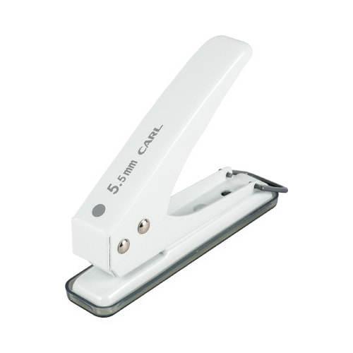 1穴パンチ 穴径5.5mm ホワイト